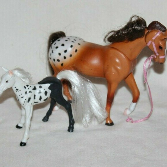 Vintage Grand Champion Lot of 2 Plastic Horses App - Picture 1 of 5